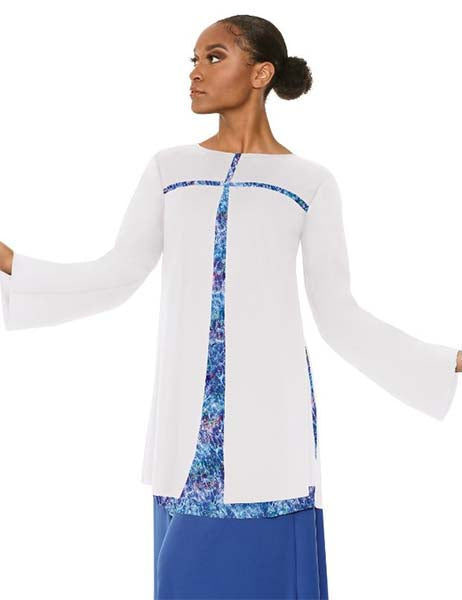 eurotard 52830 fire and rain split layer tunic